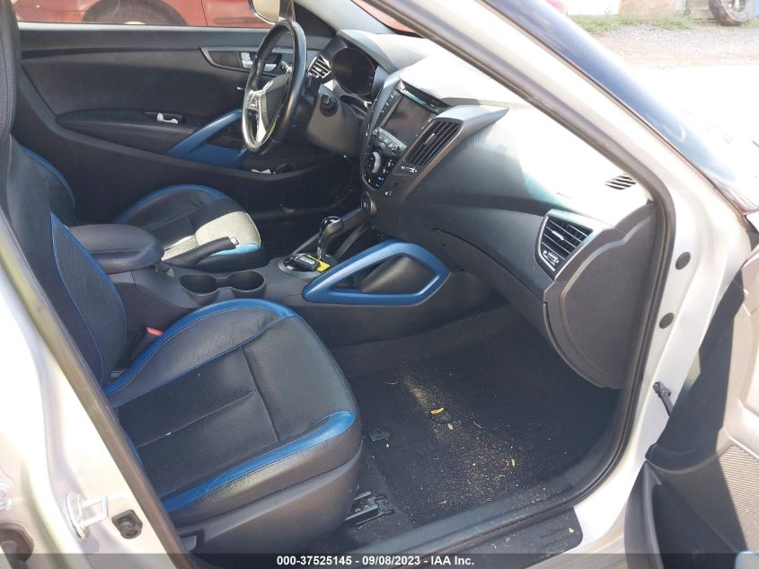 2014 HYUNDAI VELOSTER TURBO - KMHTC6AEXEU207329