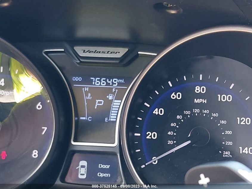 2014 HYUNDAI VELOSTER TURBO - KMHTC6AEXEU207329