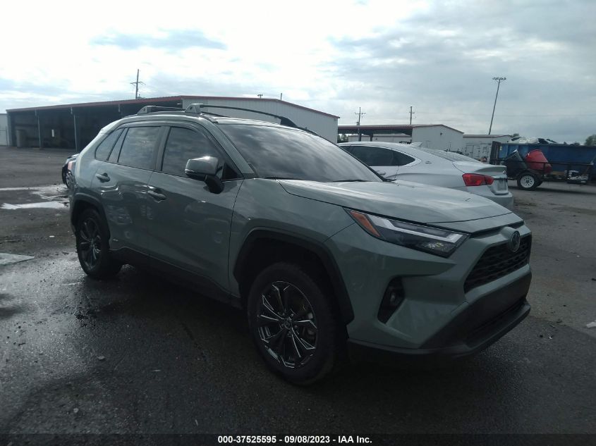 Lot #2525412569 2022 TOYOTA RAV4 XLE PREMIUM HYBRID salvage car