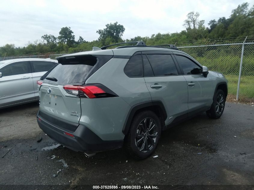2022 TOYOTA RAV4 HYBRID XLE PREMIUM - JTMB6RFV0ND075506