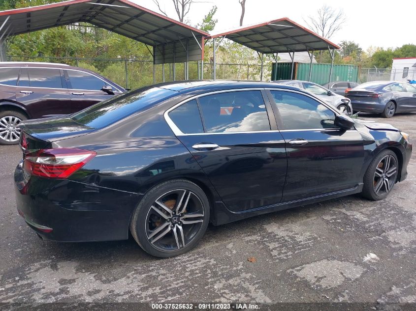2016 HONDA ACCORD SEDAN SPORT - 1HGCR2F5XGA093276