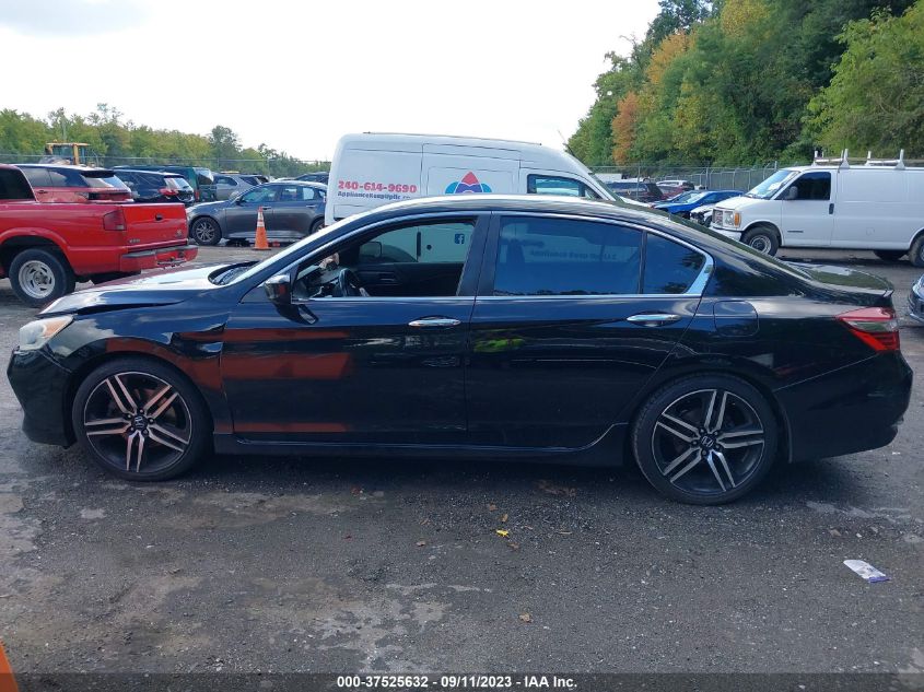 2016 HONDA ACCORD SEDAN SPORT - 1HGCR2F5XGA093276
