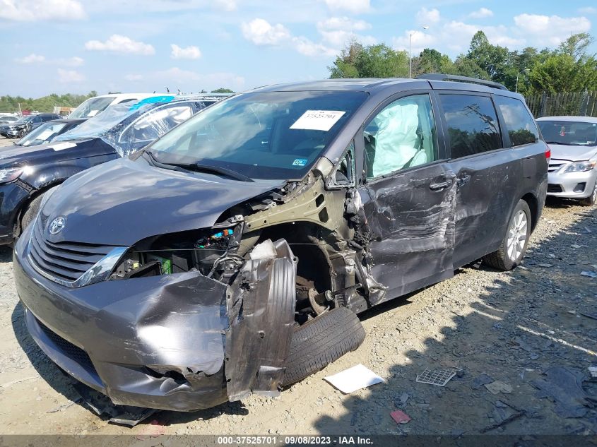 5TDDK3DC5BS025669 2011 TOYOTA SIENNA, photo no. 2