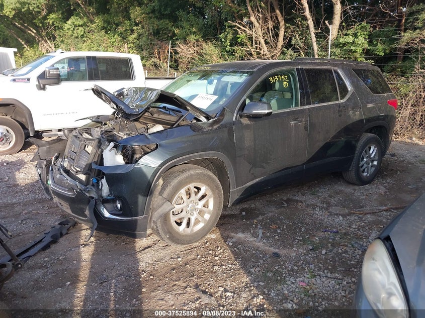 VIN 1GNERGKW7KJ313752 2019 CHEVROLET TRAVERSE LT CLOTH