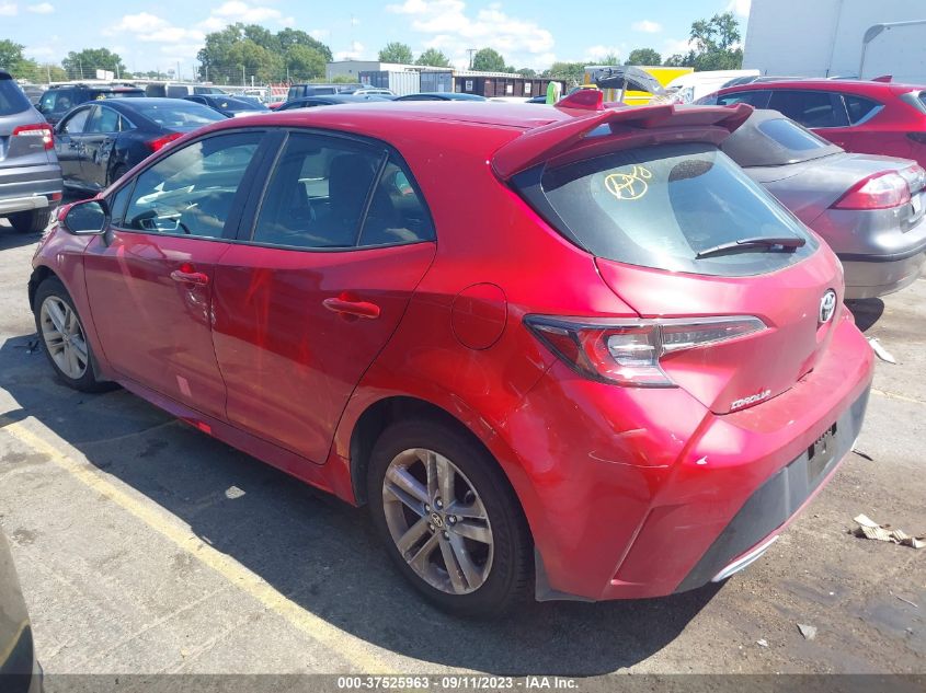 2022 TOYOTA COROLLA HATCHBACK SE/NIGHTSHADE/XSE JTND4MBE9N3181462