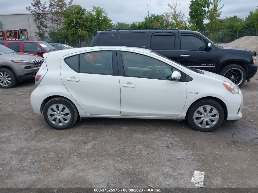 2014 TOYOTA PRIUS C ONE/THREE/TWO/FOUR - JTDKDTB33E1080711