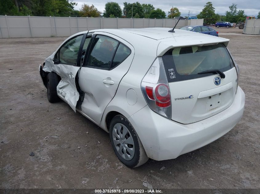 2014 TOYOTA PRIUS C ONE/THREE/TWO/FOUR - JTDKDTB33E1080711