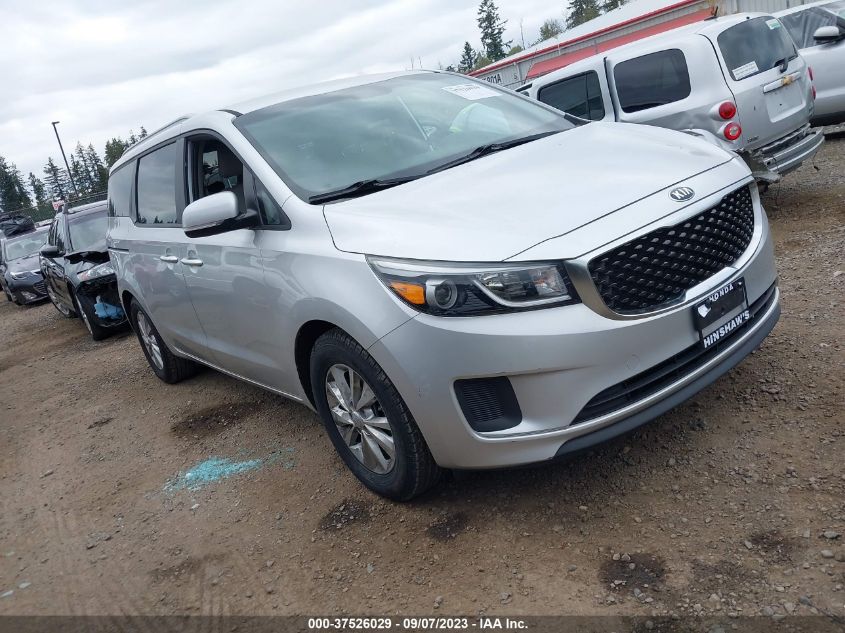 2016 KIA SEDONA LX - KNDMB5C10G6092411
