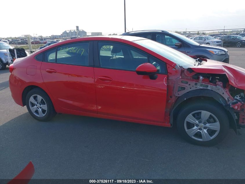 2018 CHEVROLET CRUZE LS - 1G1BC5SM1J7190194