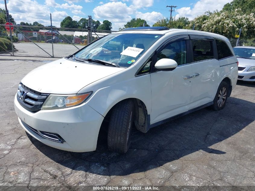 2014 HONDA ODYSSEY EX-L - 5FNRL5H63EB061646