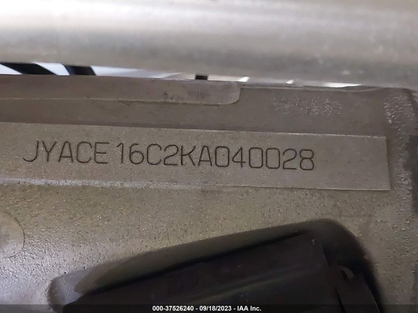2019 YAMAHA YZ125 - JYACE16C2KA040028