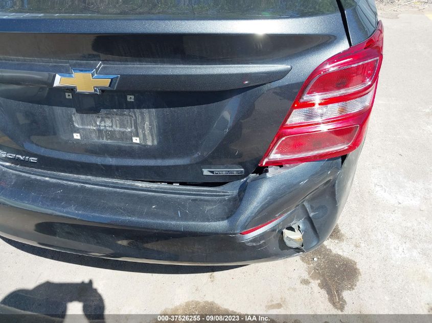 2020 CHEVROLET SONIC PREMIER - 1G1JF5SBXL4110411