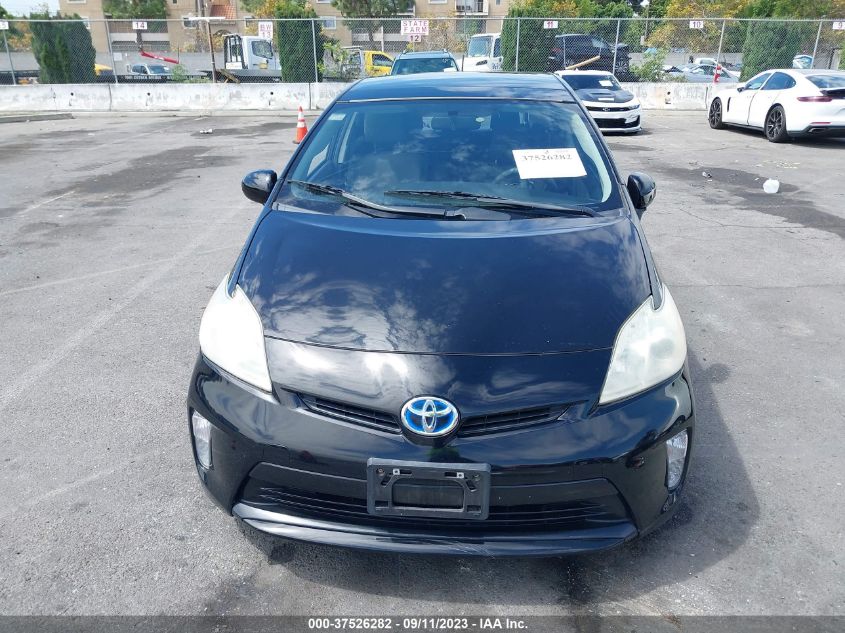 2013 TOYOTA PRIUS ONE/TWO/THREE/FOUR/FIVE - JTDKN3DU9D5543865