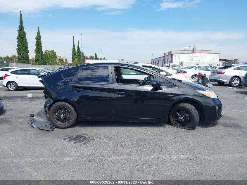 2013 TOYOTA PRIUS ONE/TWO/THREE/FOUR/FIVE - JTDKN3DU9D5543865