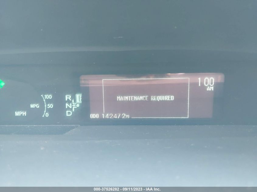 2013 TOYOTA PRIUS ONE/TWO/THREE/FOUR/FIVE - JTDKN3DU9D5543865