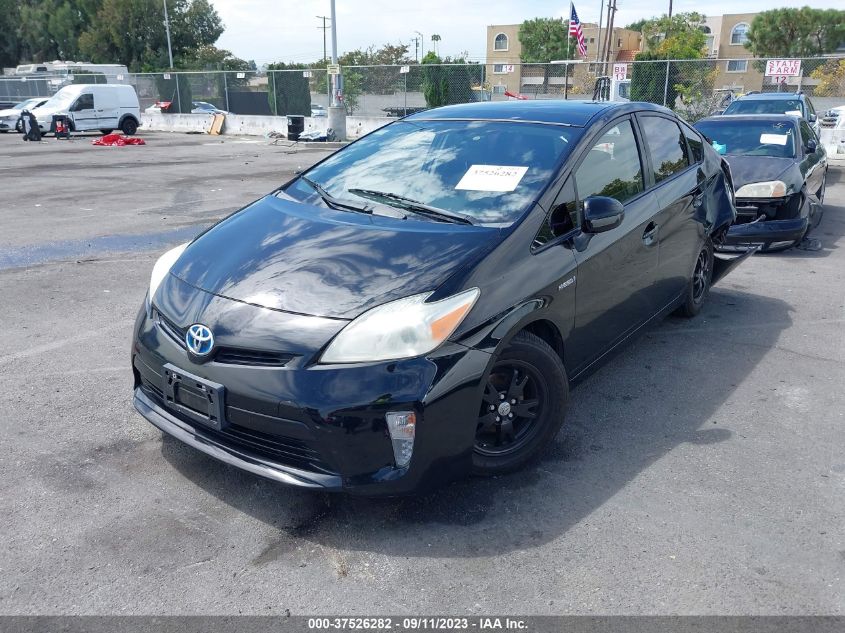 2013 TOYOTA PRIUS ONE/TWO/THREE/FOUR/FIVE - JTDKN3DU9D5543865
