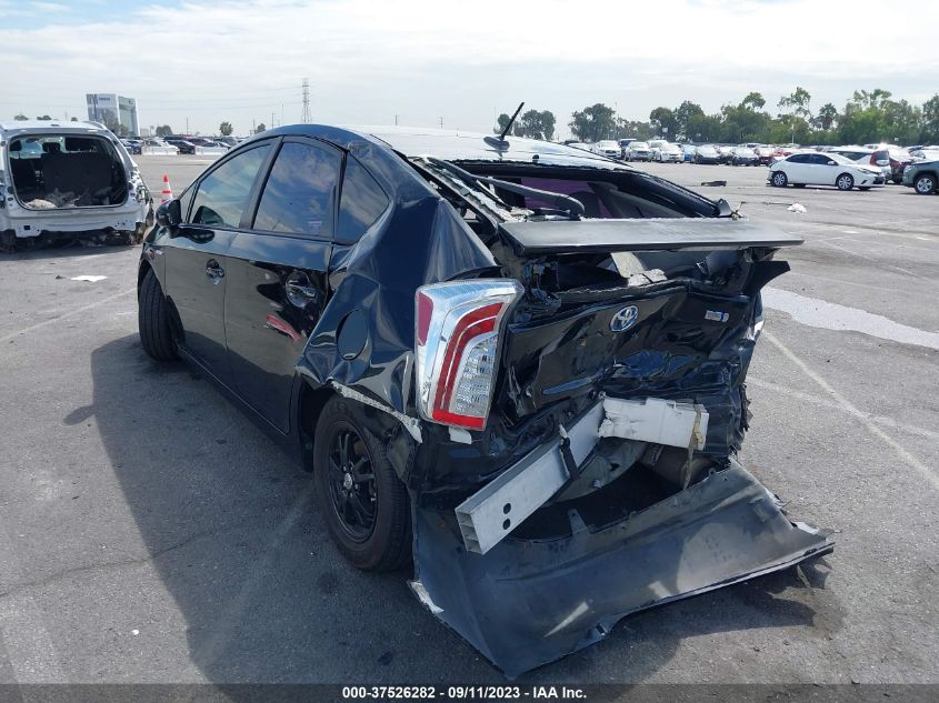 2013 TOYOTA PRIUS ONE/TWO/THREE/FOUR/FIVE - JTDKN3DU9D5543865