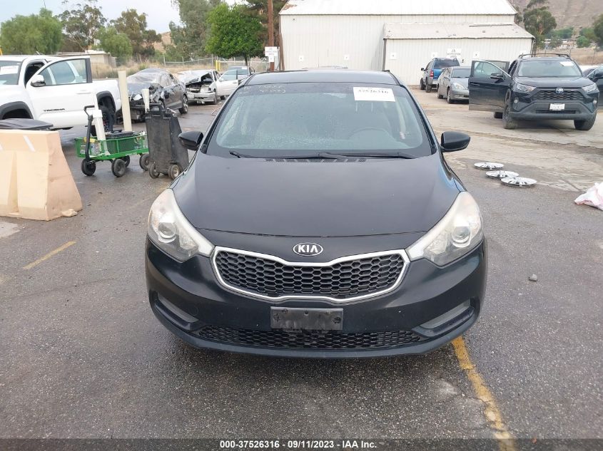 2016 KIA FORTE LX - KNAFK4A62G5539387