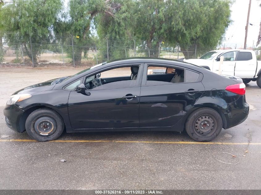 2016 KIA FORTE LX - KNAFK4A62G5539387