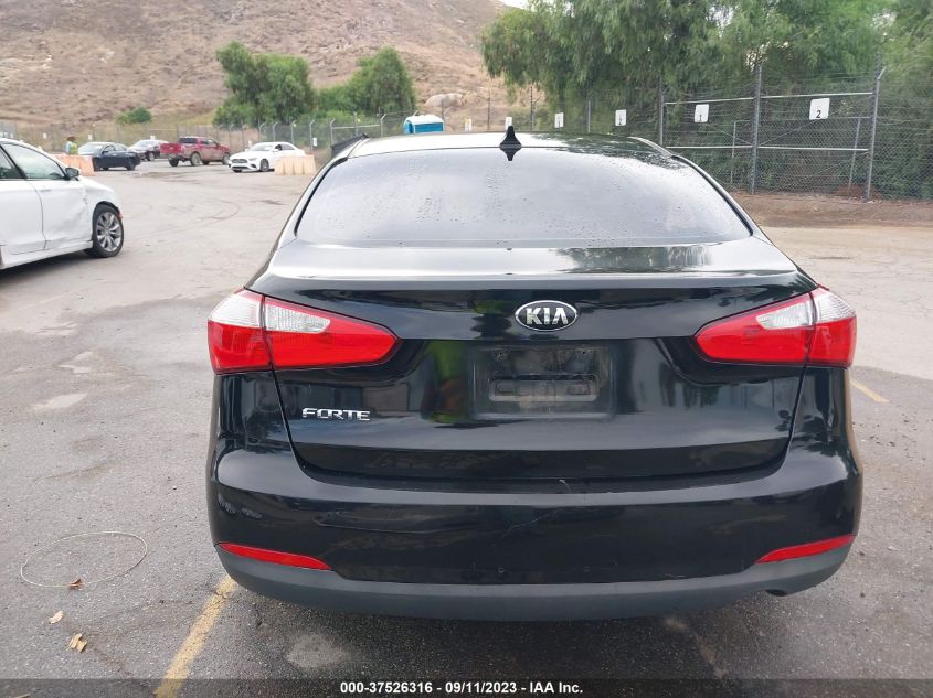 2016 KIA FORTE LX - KNAFK4A62G5539387
