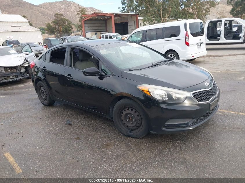 2016 KIA FORTE LX - KNAFK4A62G5539387