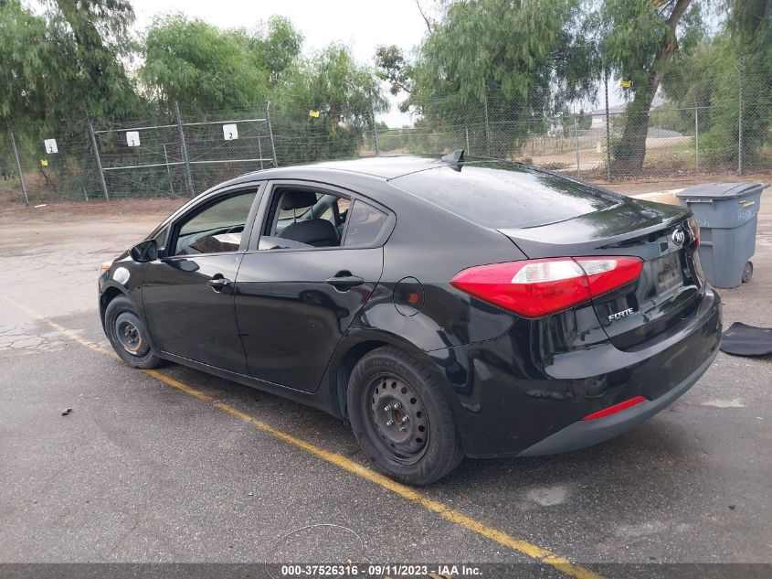 2016 KIA FORTE LX - KNAFK4A62G5539387