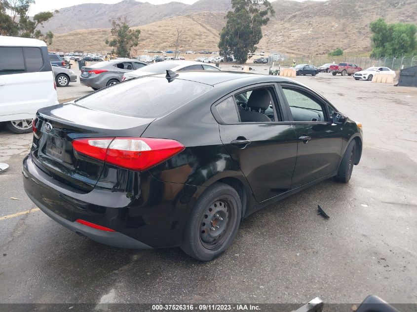 2016 KIA FORTE LX - KNAFK4A62G5539387
