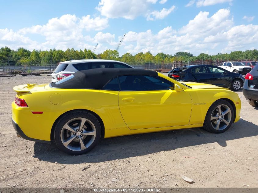 2014 CHEVROLET CAMARO LT - 2G1FB3D38E9232555