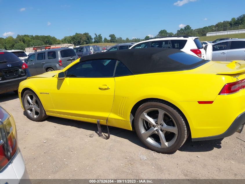 2014 CHEVROLET CAMARO LT - 2G1FB3D38E9232555