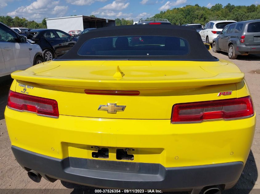 2014 CHEVROLET CAMARO LT - 2G1FB3D38E9232555
