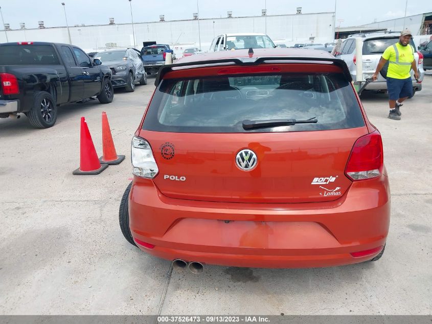 2016 VOLKSWAGEN POLO MEX612604GT041127