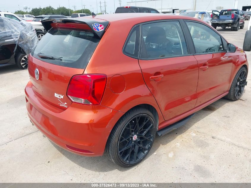 2016 VOLKSWAGEN POLO MEX612604GT041127