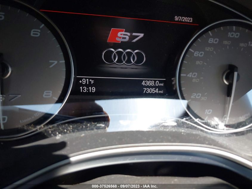2014 AUDI S7 PRESTIGE WAUW2AFC6EN048282