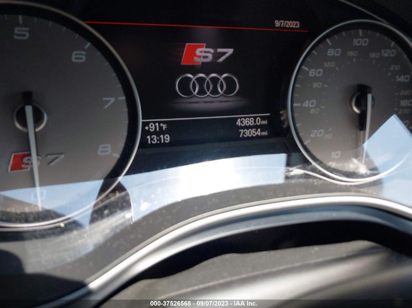 2014 AUDI S7 PRESTIGE WAUW2AFC6EN048282