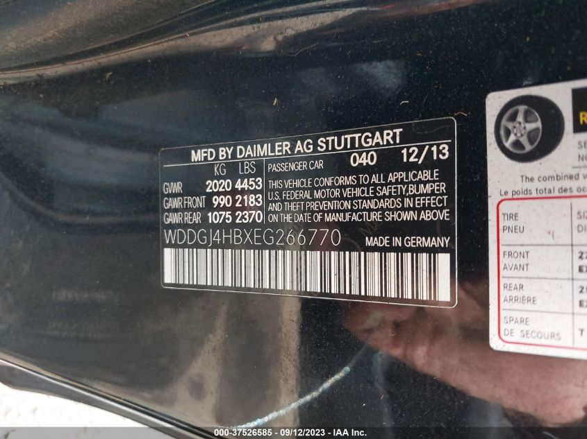 2014 MERCEDES-BENZ C 250 WDDGJ4HBXEG266770