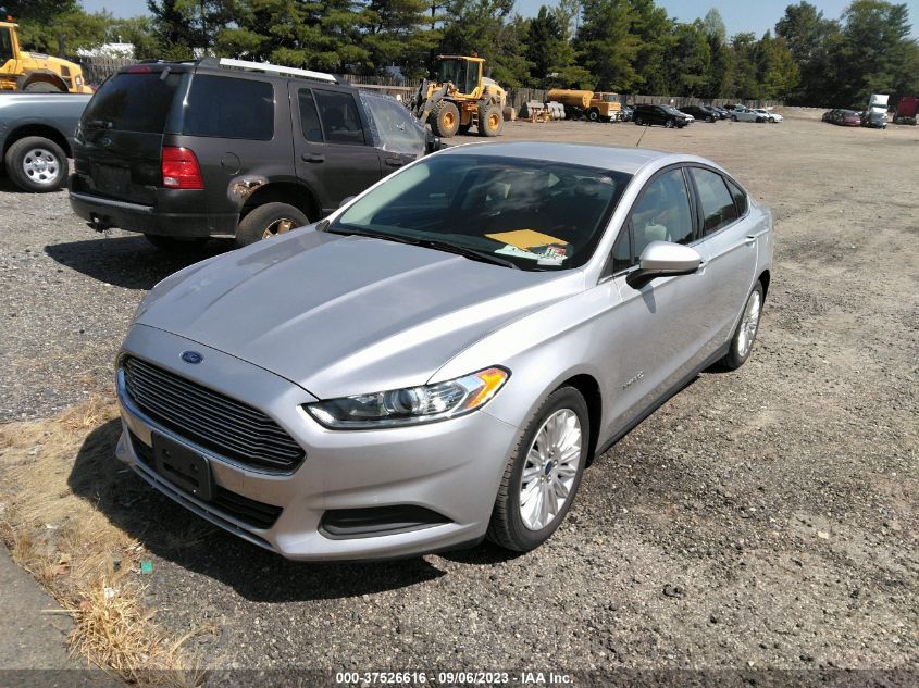 2015 FORD FUSION S HYBRID - 3FA6P0UUHFR132611