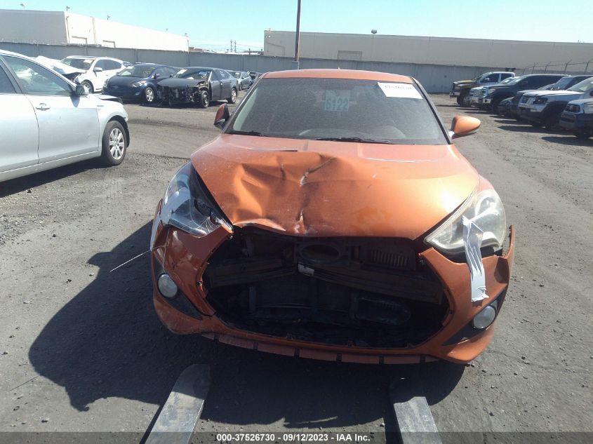 2015 HYUNDAI VELOSTER TURBO - KMHTC6AE4FU223222