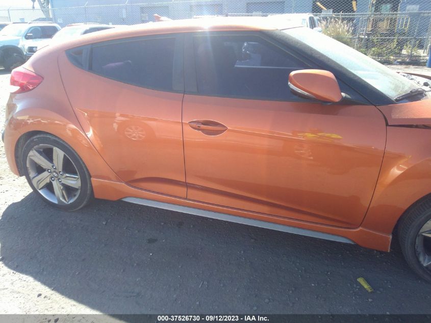 2015 HYUNDAI VELOSTER TURBO - KMHTC6AE4FU223222