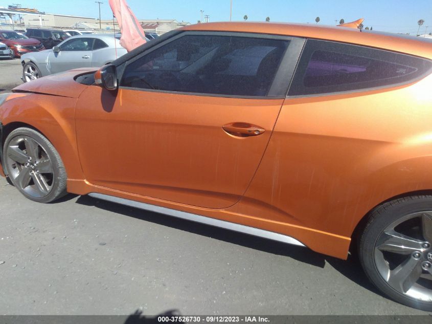 2015 HYUNDAI VELOSTER TURBO - KMHTC6AE4FU223222
