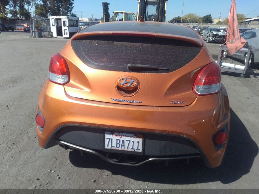 2015 HYUNDAI VELOSTER TURBO - KMHTC6AE4FU223222