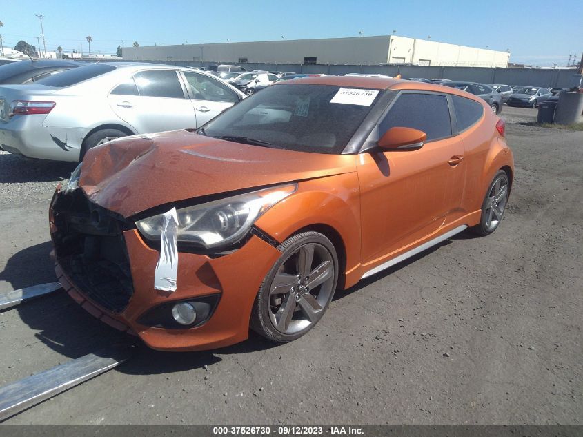 2015 HYUNDAI VELOSTER TURBO - KMHTC6AE4FU223222