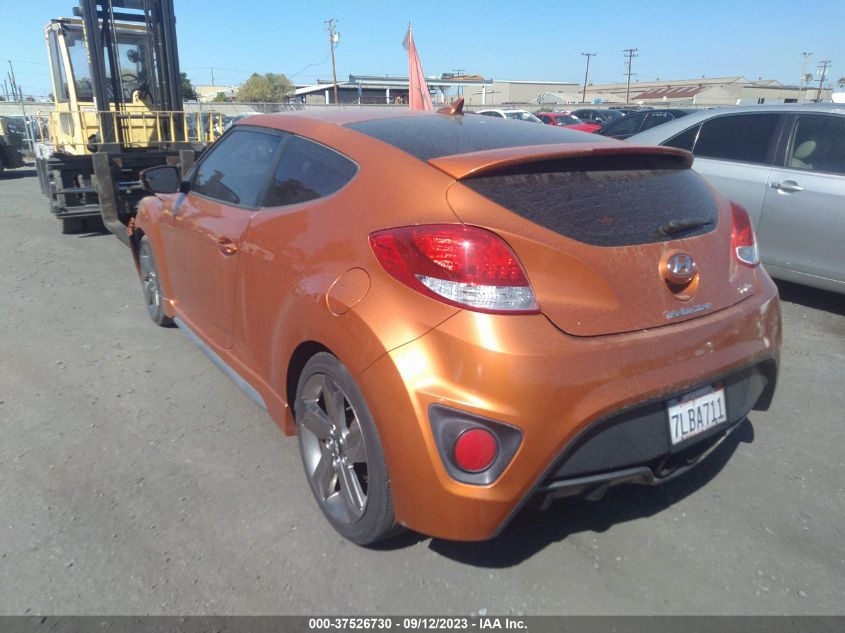 2015 HYUNDAI VELOSTER TURBO - KMHTC6AE4FU223222