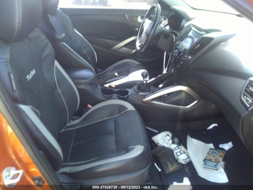 2015 HYUNDAI VELOSTER TURBO - KMHTC6AE4FU223222