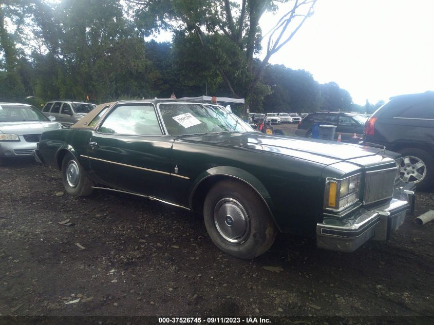Used 4J57H6G125336 Buick Regal 1976 from Salvage Auction USA