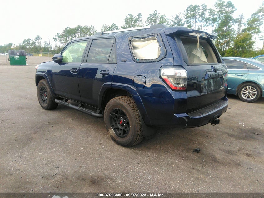 VIN JTEEU5JR2P5291050 2023 TOYOTA 4RUNNER SR5