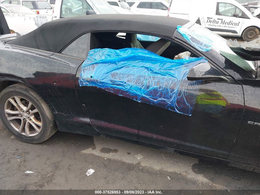 2015 CHEVROLET CAMARO LT - 2G1FD3D38F9138090