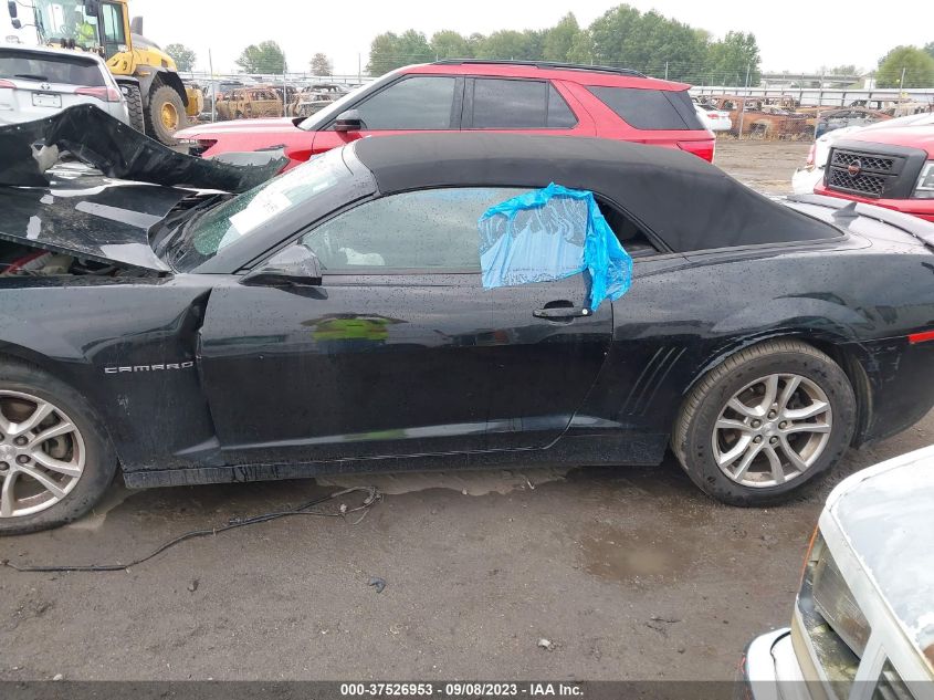 2015 CHEVROLET CAMARO LT - 2G1FD3D38F9138090