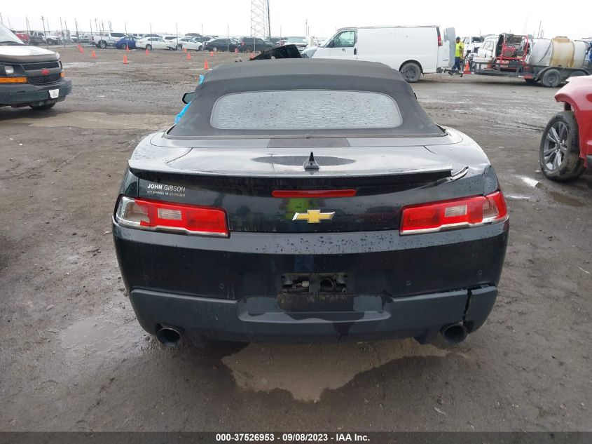 2015 CHEVROLET CAMARO LT - 2G1FD3D38F9138090