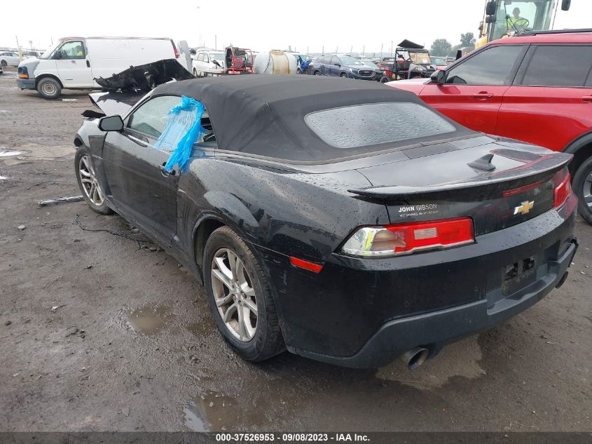 2015 CHEVROLET CAMARO LT - 2G1FD3D38F9138090