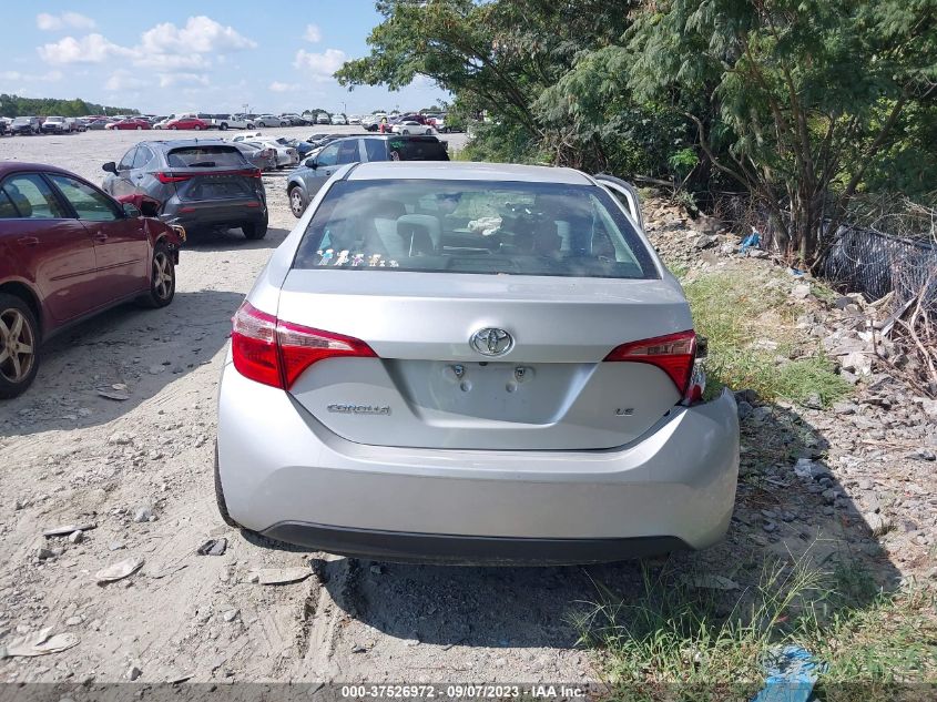 2019 TOYOTA COROLLA L/LE/SE/XLE/XSE - 2T1BURHE1KC136213